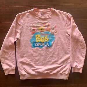 "Bob Esponja" Spongebob Crewneck Sweater Size Medium